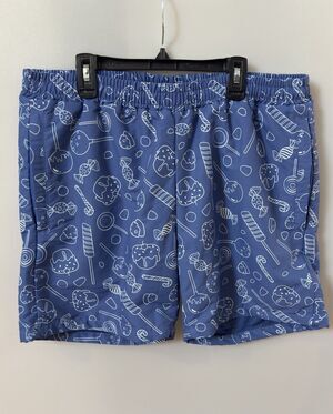 KROST x Hasbro Sugar Rush Swim Trunks in Snorkel Blue Mens XL